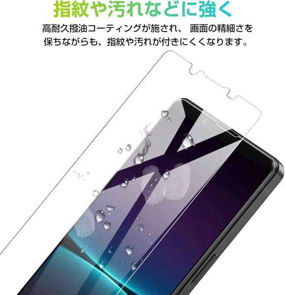 Xperia 1 IV 用 2枚液晶保護フィルム+2枚カメラ保護フィルム Xperia1 IV SO-51C / Xperia1 IV SOG06 対応 ガラスフィルム (clear)