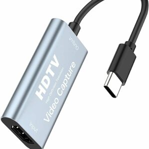 Newluck USB-C & HDMI 変換アダプタ キャプチャーボード Type-c HDMI 変換アダプタ HDMI キャプチャーボード 日本語取扱説明書付き
