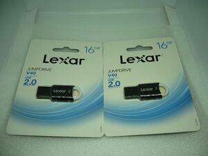 ◆一撃落札 USBメモリ 未開封 16GB 2個 小型 Lexar V40