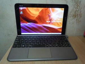 ★月末特価セール★13016 10(1280x800) 液割 2in1タブ ASUS TransBook Mini R107H Atom/128GB/4GB/キーボード/Win10