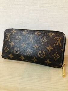 ◇ LOUIS VUITTON ルイヴィトン モノグラム 長財布 茶色 ジッピーウォレット 