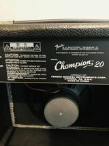 ◯ Fender フェンダー Champion20 ギターアンプ 通電確認済み_画像5