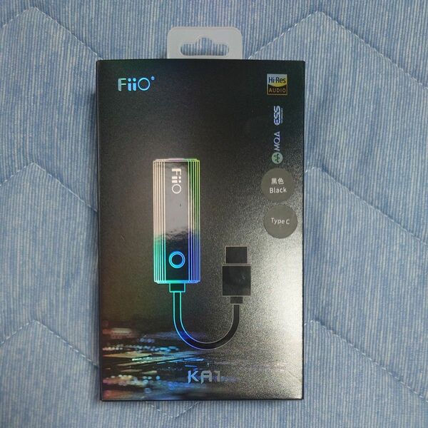 フィーオ FiiO DAC内蔵 ヘッドホンアンプ USB Type-C ブラック KA1 Type-C