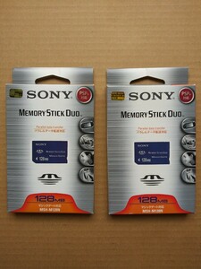 SONY　メモリースティックDUO 128MB　2個