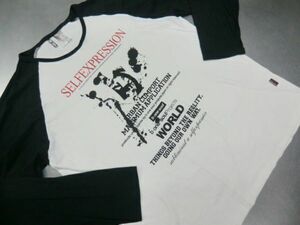 NS99 良品【b-one-soul】 ビーワンソウル 長袖Tシャツ 3L 大きいサイズ