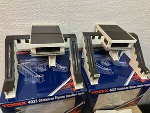 TOMIX 4033 Station on Flyover (modern type). on station .( modern times type )x2 piece railroad model N gauge to Mix 