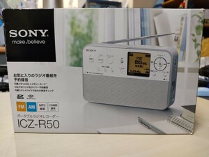 新品同様SONYポータブルラジオレコーダーICZ-R50