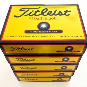 ★送料無料★新品★5ダース 60個★タイトリスト HVC SOFT FEEL ソフトフィール★ホワイト★ゴルフボール★Titleist★