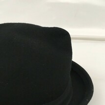 【28388】 H&M エイチアンドエム ハット 帽子 サイズEUR 92/104 ブラック サイズ1歳半-4歳相当 耳つき ダービーハット おめかし キッズ_画像2