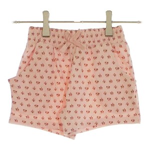【28552】 NEXT ネクスト ショートパンツ サイズ110 ピンク 花柄 リボン ポケット ウエストゴム 綿100% カジュアル かわいい 女の子 キッズ