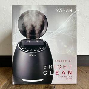 新品 YA-MAN 毛穴ケアスチーマー ヤーマン スチーマー ブラック 毛穴スチーマー フェイスケア スキンケア 美顔器