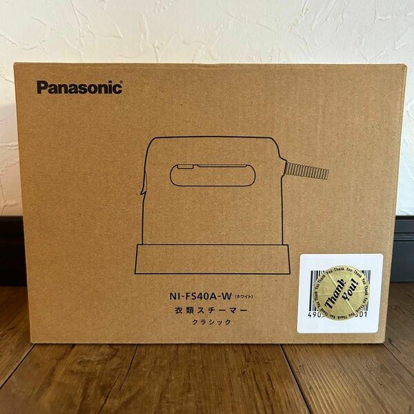 新品 Panasonic 衣類スチーマー NI-FS40A-W ホワイト 2023年製 スチーマー パナソニック 家電 アイロン