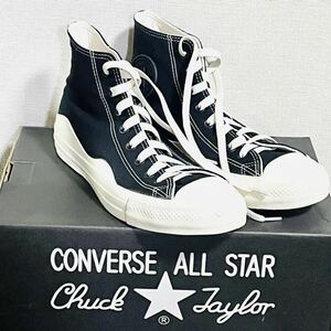 【美品】converse コンバース ALL STAR 100 WAVETAPE HI オールスター100ウエーブテープHI 1SD031 26センチ 26 伸びる紐付き ハイカット