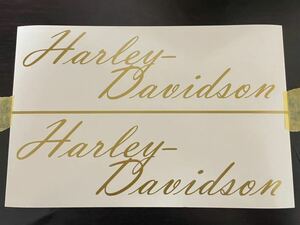 Harley Davidson tanker cutting sticker no.9-1 Gold 