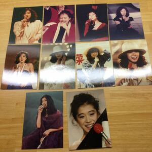 ②中森明菜　生写真　10枚セット　当時のもの　