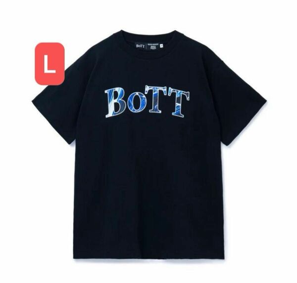 Bott MEGURU OG Logo Tee ブラック　Lサイズ　ステッカー付き