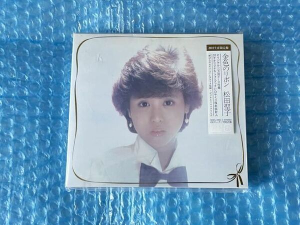 新品初回限定盤(Blu-spec CD2+フォトブック)！松田聖子 [金色のリボン]