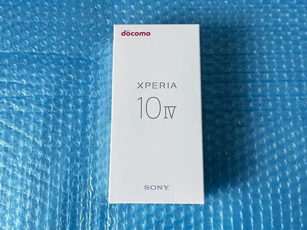 新品 [Sony Xperia 10 IV ホワイト SIMフリー SO-52C docomo エクスペリア]