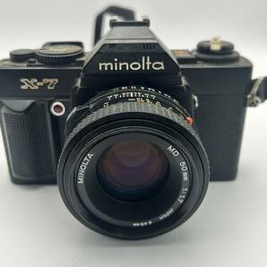 【③】minolta ミノルタ X-7 フィルムカメラ 50mm 1:1.7 中古品 保管品の画像2