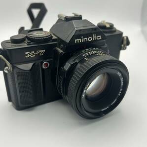 【③】minolta ミノルタ X-7 フィルムカメラ 50mm 1:1.7 中古品 保管品の画像1