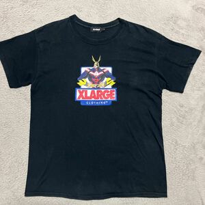 X-LARGE ヒロアカ　僕のヒーローアカデミア　オールマイト　黒　ブラック　tee tシャツ L エクストララージ　