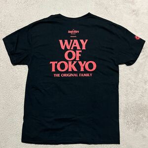 RATS 東京インディアンズ　ROUGH RIDERS WAY OF TOKYO tee tシャツ 黒　ブラック　L 赤　red