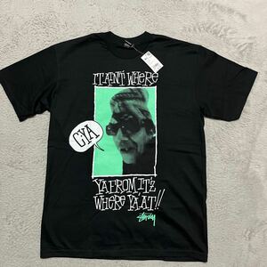 05ss STUSSY c-ya increase the peace フォトt tee tシャツ 黒　ブラック　 M