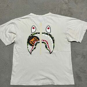 A BATHING APE BAPE KAWS SHARK BABY MILO tee tシャツ XL CAMO 迷彩　STA シャーク　