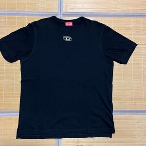 DIESEL Logo tee tシャツ M 黒　ブラック　