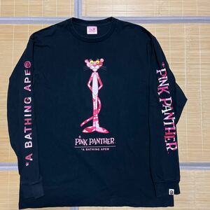 A BATHING APE BAPE KAWS BABY MILO PINK PANTHER ピンクパンサー　tee tシャツ ロンt 黒　ブラック　SHARK STA CAMO 迷彩　2XL