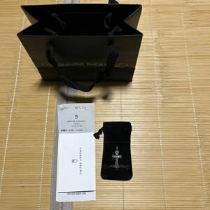 新品未使用　確実正規品　CHROME HEARTS W CH CROSS ダブルクロス　シルバーアクセサリー　