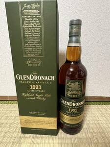 The GLENDRONACH MASTER VINTAGE グレンドロナック マスターヴィンテージ 1993 25年 700ml 48.2% 箱付き