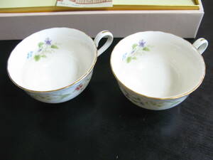 Noritake Ivory China ノリタケ アイボリーチャイナ カップ ＆ ソーサー 花柄 金彩 カップ＆ソーサー