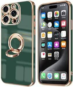iPhone 15 Pro ケース リング付き アイフォン15Pro リング カバー 全面保護 スマホケース TPU 耐衝撃 スタ