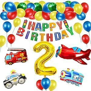 誕生日 飾り付け 数字 バルーン 男の子 誕生日 バルーン 車 バースデー 飾り Happy Birthday 風船 装飾 車 男