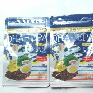 DHA EPA エゴマ油 亜麻仁油 サプリメント2ヶ月