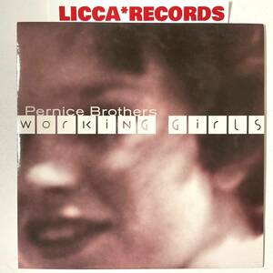 未使用新品 Pernice Brothers - Working Girls UK 2001 ORIGINAL Southpaw paws6 [PIAS] RARE MISPRINT *7“ EPレコード LICCA*RECORDS 131