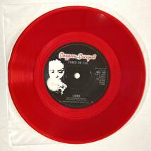 MEGA RARE LIMITED RED VINYL Tones On Tail - Lions / Go! UK 1984 ORIGINAL Bauhaus Daniel Ash *7“ EPレコード LICCA*RECORDS 142 美盤_画像3