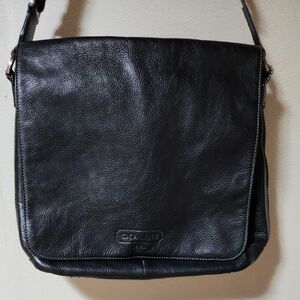 COACH レザーショルダーバッグ ブラック