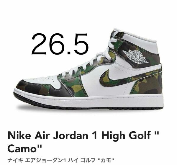 Nike Air Jordan 1 High Golf Camoナイキ エアジョーダン1 ハイ ゴルフ カモ