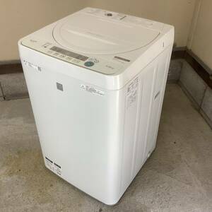 シャープ　全自動洗濯機 4.5kg ES-G4E7-KW 2019年 　家財宅急便　/ 引取OK