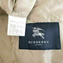 美品 BURBERRY LONDON バーバリーロンドン サイズ11 襟フリル ミドル丈 ジップアップ ジャケット ブルゾン コート ベージュ系_画像9