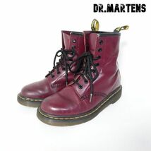 良品 Dr.Martens ドクターマーチン 1460 サイズUK4 23㎝ レザー 8ホール ブーツ チェリーレッド_画像1