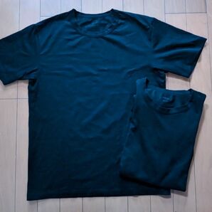 メンズ Mサイズ 2枚セット ブラック半袖Tシャツ エアリズム ユニクロ 半袖