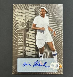 2023 SkyBox Metal Universe Champions Mia Fishel Auto All-Millennium Chelsea FC Soccer