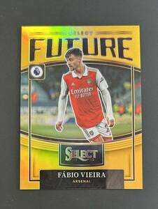 2022-23 Select Soccer Premier League Fabio Vieira Aresenal 10枚限定 Select Future Gold Prizm #7