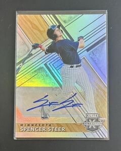 2019 Elite Extra Edition Baseball Spencer Steer Twins Auto MLB