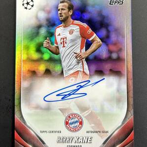 2023-24 Topps Soccer Harry Kane FC Bayern Munchen Auto A-HK UEFA Club Competitionsの画像1