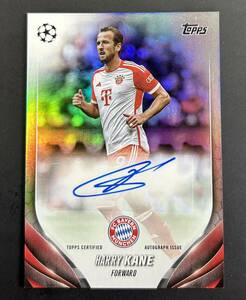 2023-24 Topps Soccer Harry Kane FC Bayern Munchen Auto A-HK UEFA Club Competitions