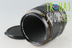 Minolta MD Macro Rokkor 50mm F/3.5 Lens for MD Mount #52951F4